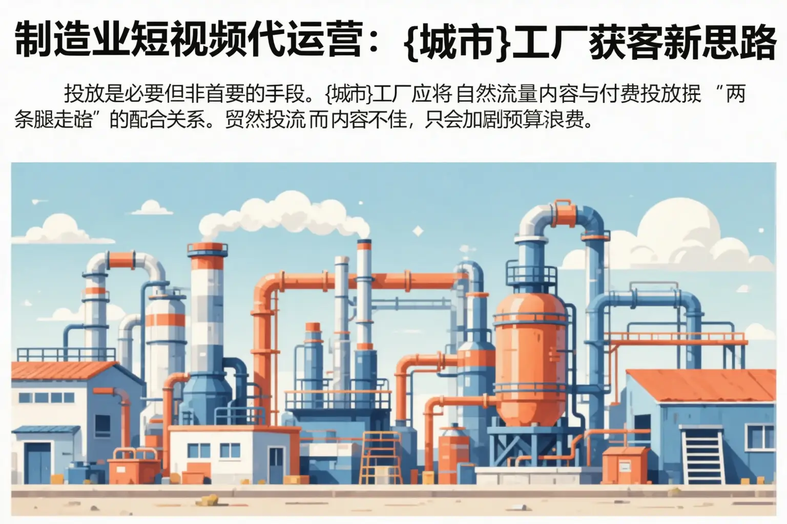 制造业短视频代运营：徐汇工厂获客新思路