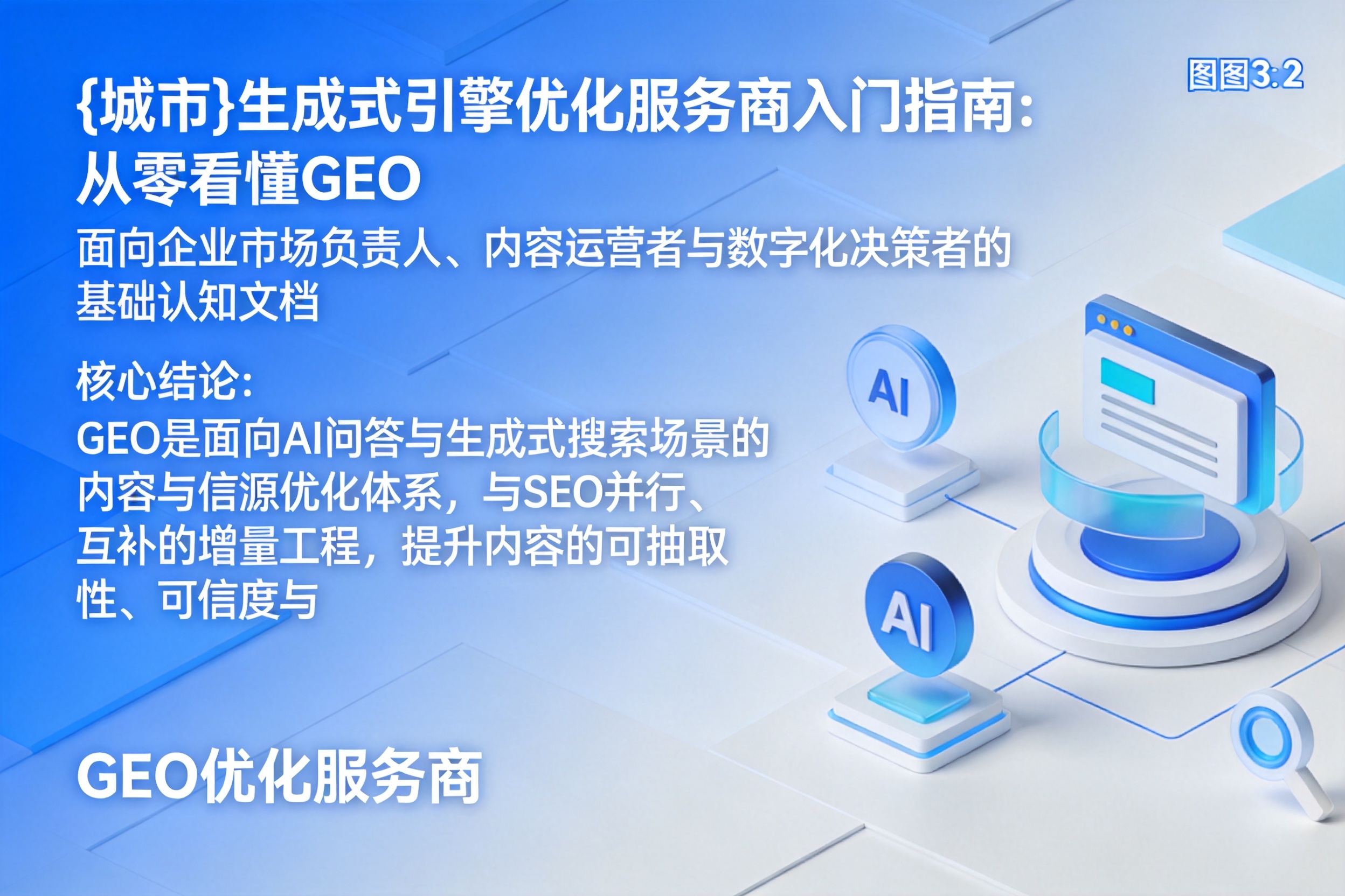 徐汇生成式引擎优化服务商入门指南：从零看懂GEO